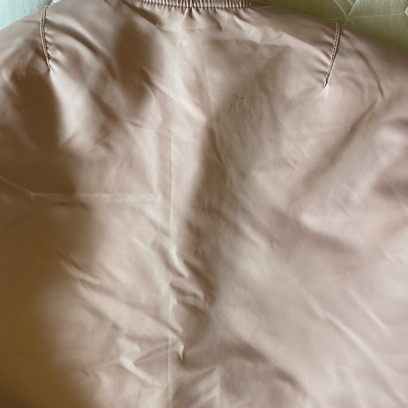 Light pink puffer bomber jacket - Picture 2 of 5